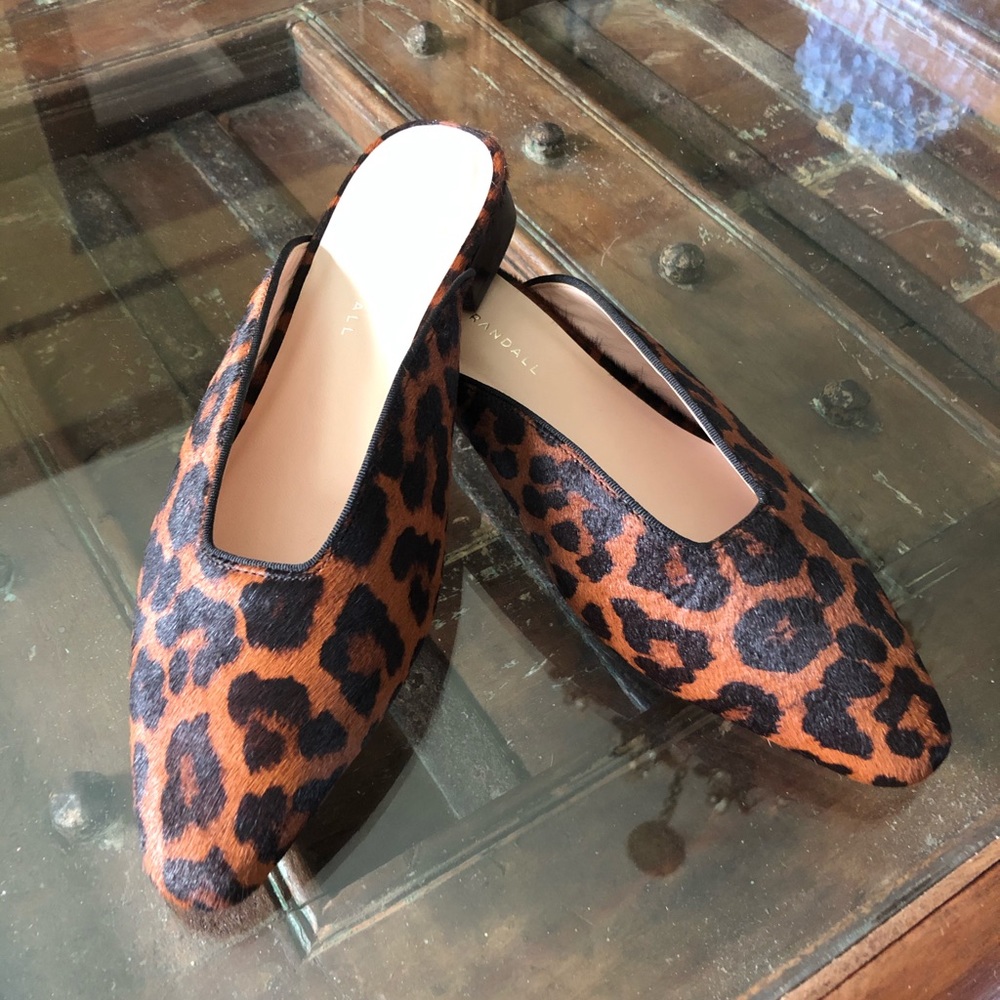 Loeffler Randall Leopard Mules